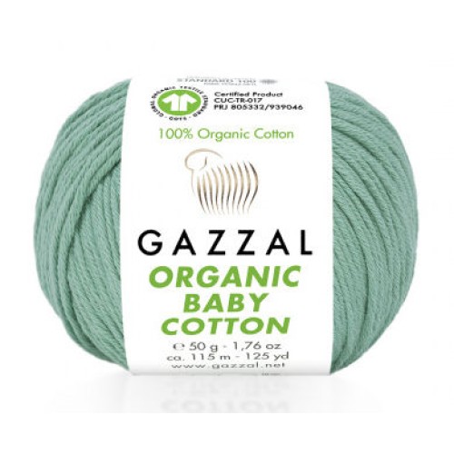 Пряжа Organic baby cotton Gazzal